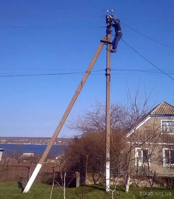 Встановлення освітлення у Трихатах