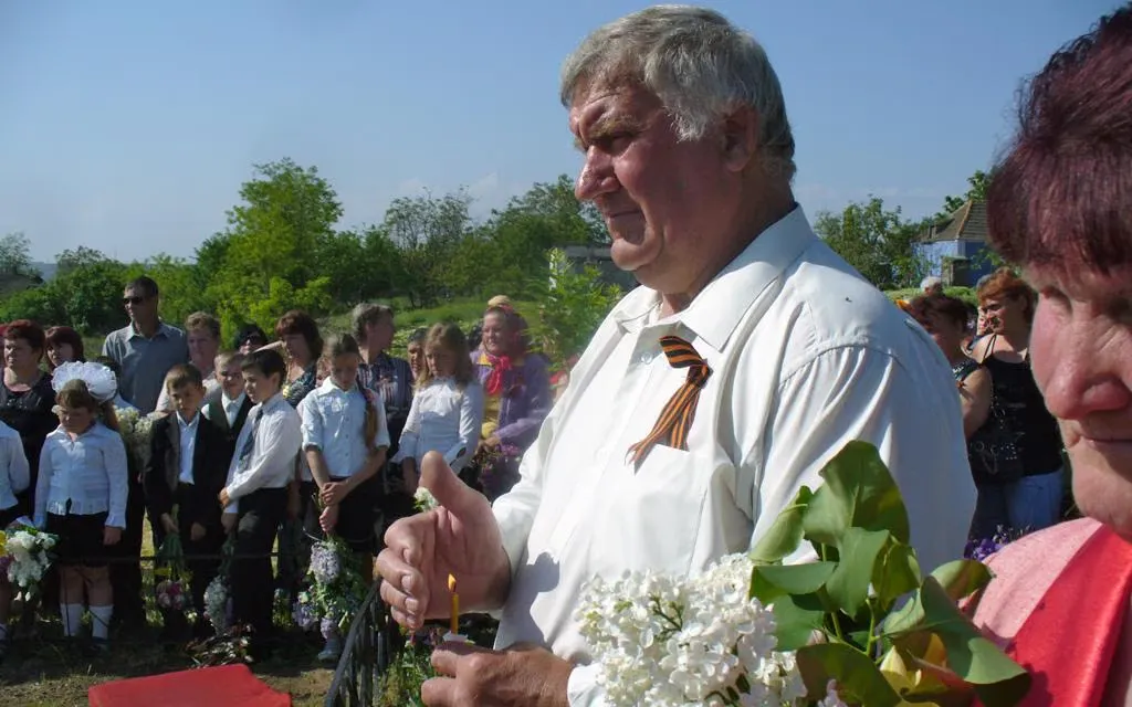 Сільський голова Цибко Петро Андрійович на святі 9 травня