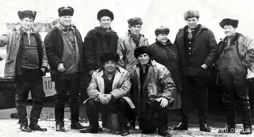 Бригада рибалок, 1985 р. Чернов Олександр Петрович, Волошин Григорій Васильович, Мельник Микола Андрійович, Павлов В.П, –, –, –, Цибко Григорій Гаврилович, –,