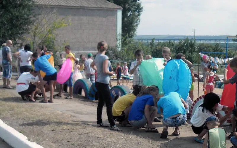 Відкріття дітячого майданчика