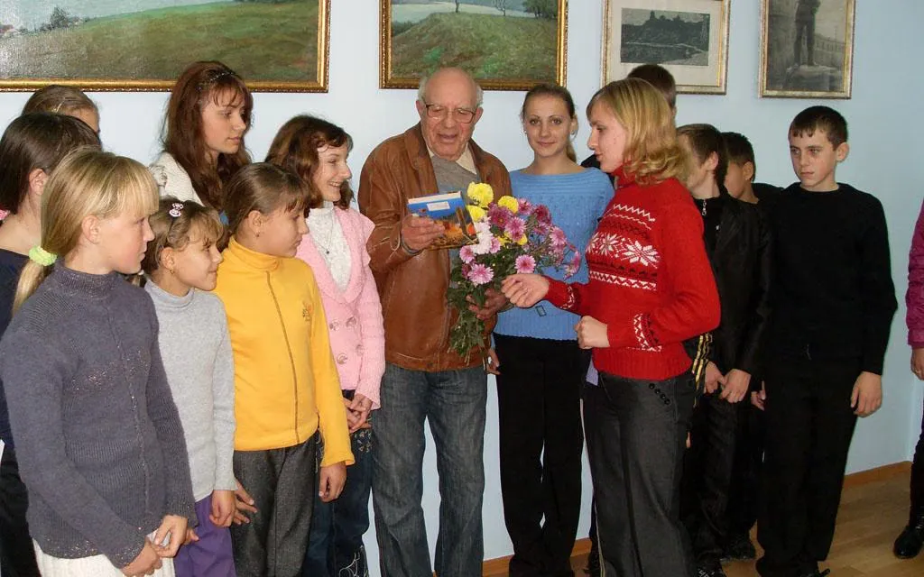 Главчев Микола Степанович зустрічається з учнями