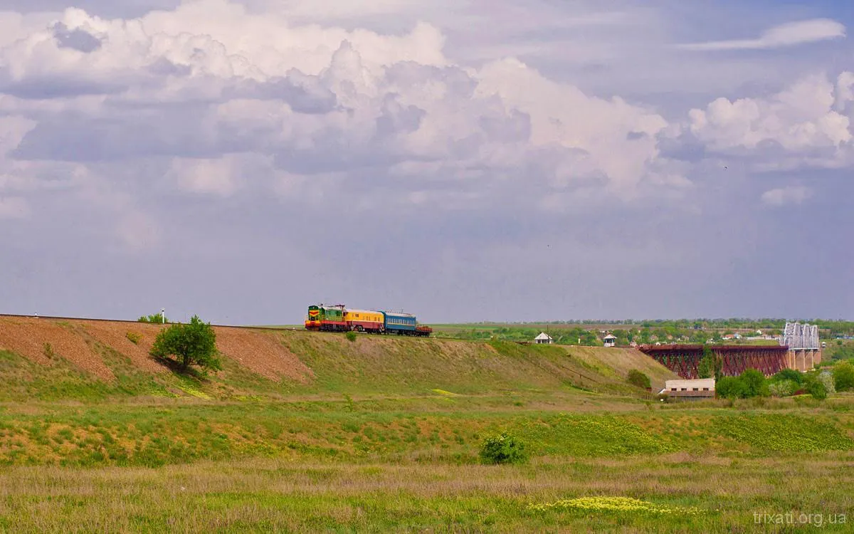 Тепловоз ЧМЭ3-6146, перегон Баловне - Трихати
