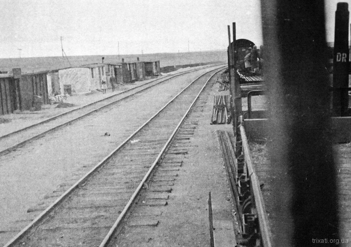 Вихід мосту на східний берег Буга у селі Піски