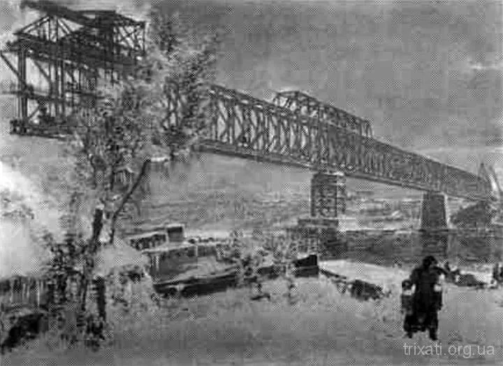 Залізничний міст через Буг біля села Трихати