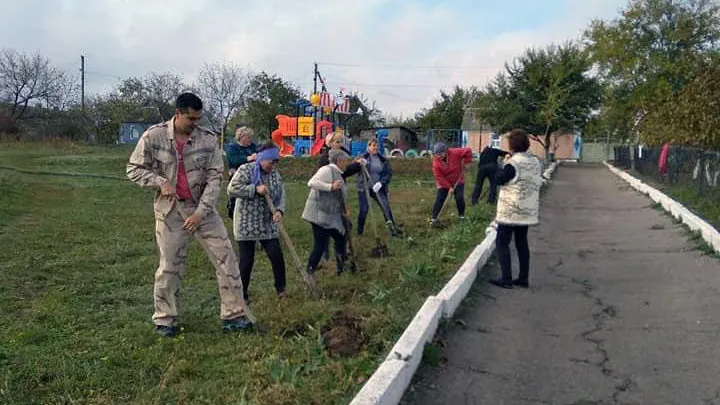В Трихатах закладено парк