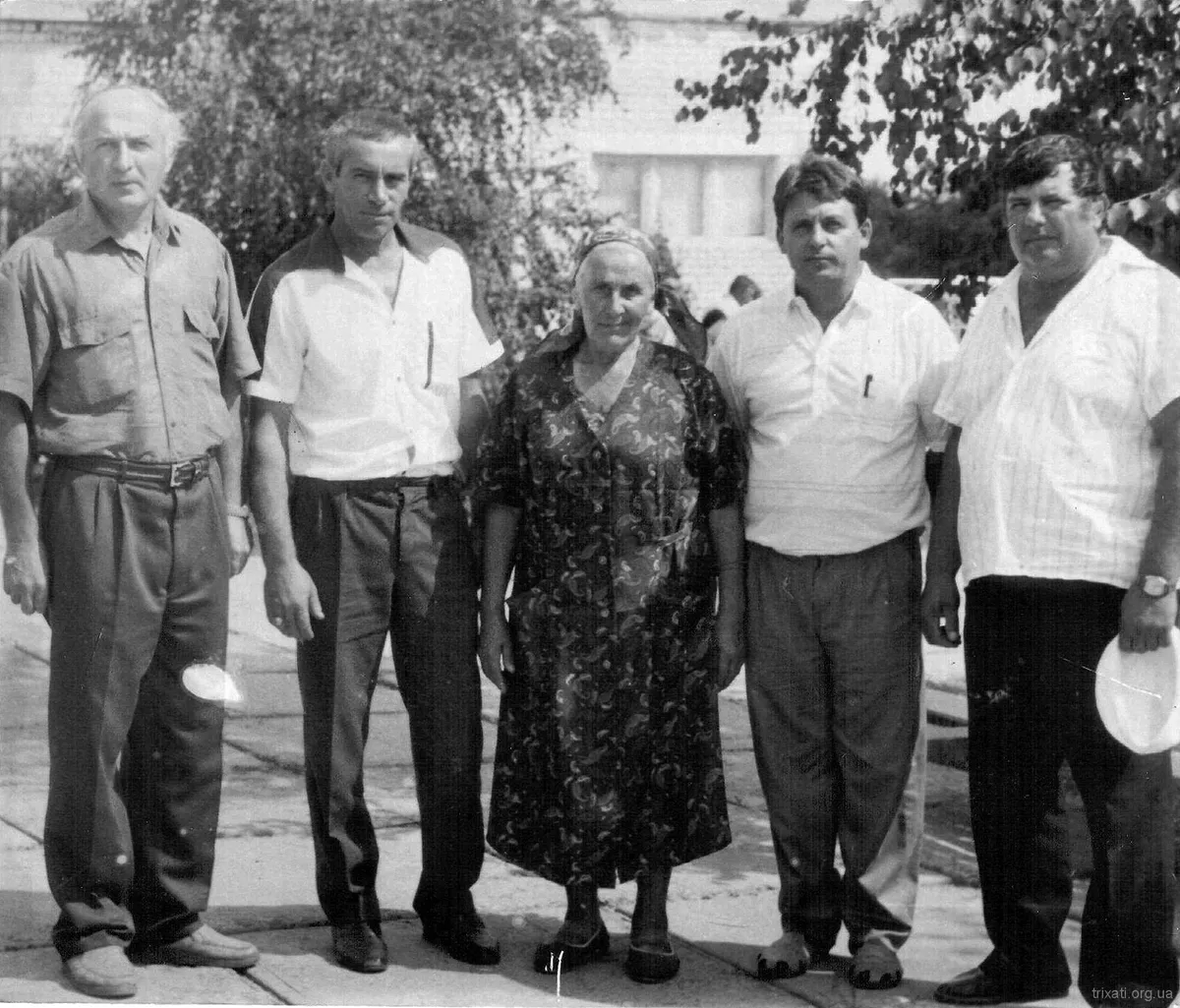 Кращі працівники-хлібороби. Ехвая Валерій, Цибко Віктор, Макарова Євгенія, Погожих Михайло, Молодик Олексій
