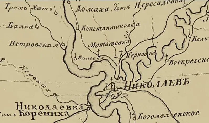 Карта трихат 1801